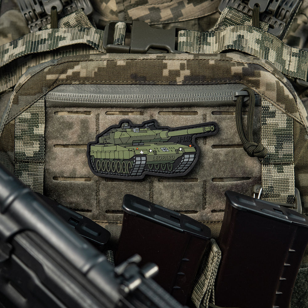 Нашивка M-Tac LEOPARD 2 PVC Olive Фото 2